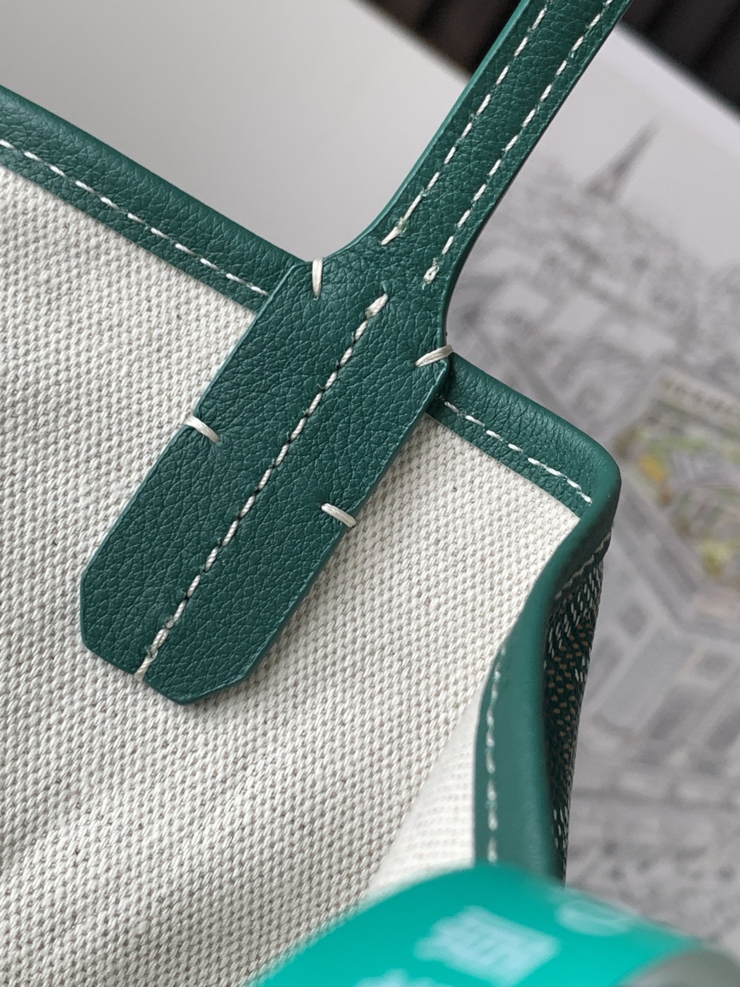 Saint Louis Mini Tote Bag In Green